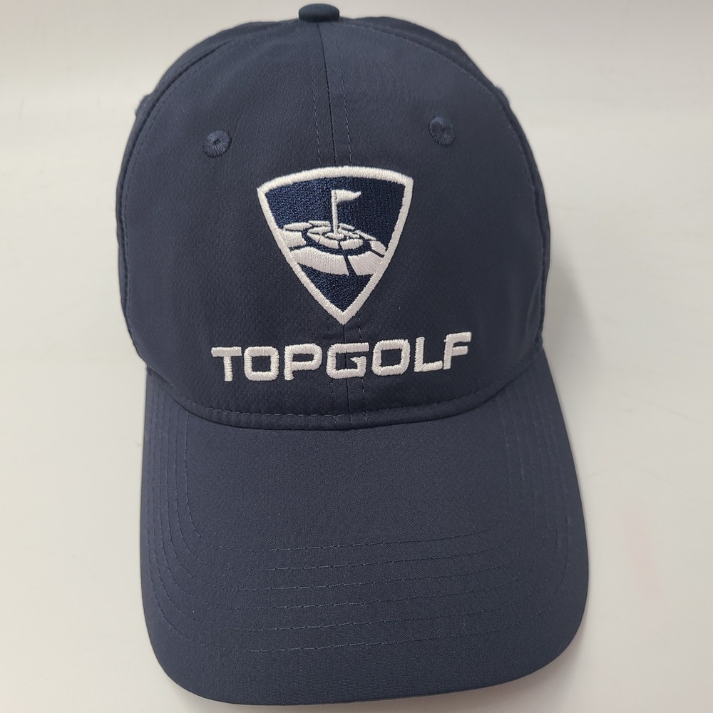 Top Golf Hat Adjustable‎ Ahead Blue White Logo Casual Outdoors Sport Mid Fit Men